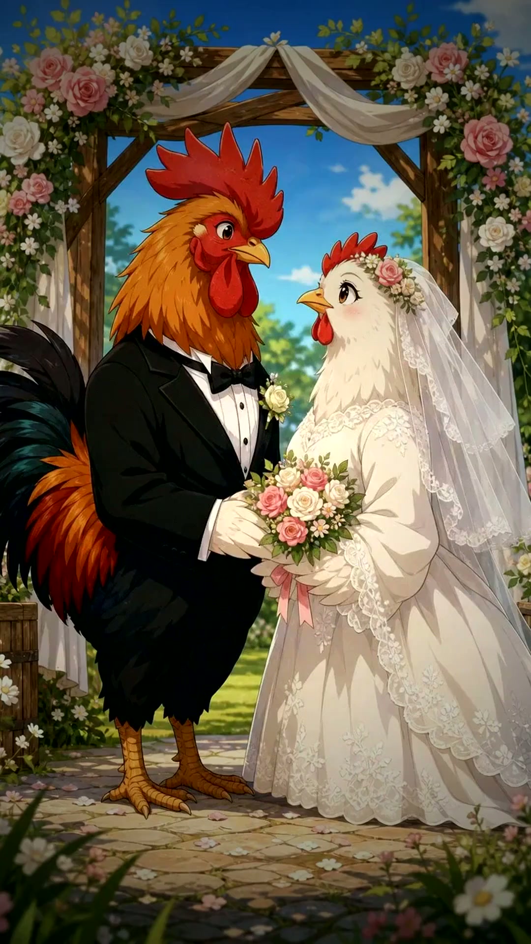 A Feathered Wedding